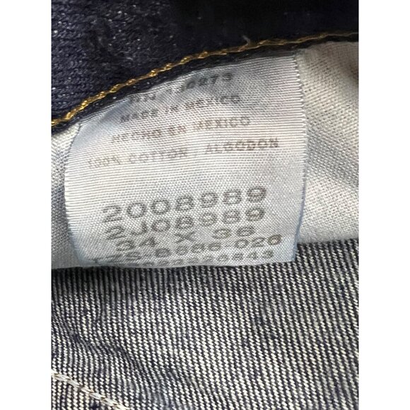 Lee Regular Fit Medium Wash Straight Leg Denim Jeans Men's 34 X 36 - Picture 8 of 10